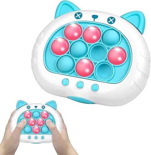 Juguete para reventar burbujas, juego electrónico de empuje rápido, juguetes para ansiedad electrónicos con burbujas, juego de mano de viaje,