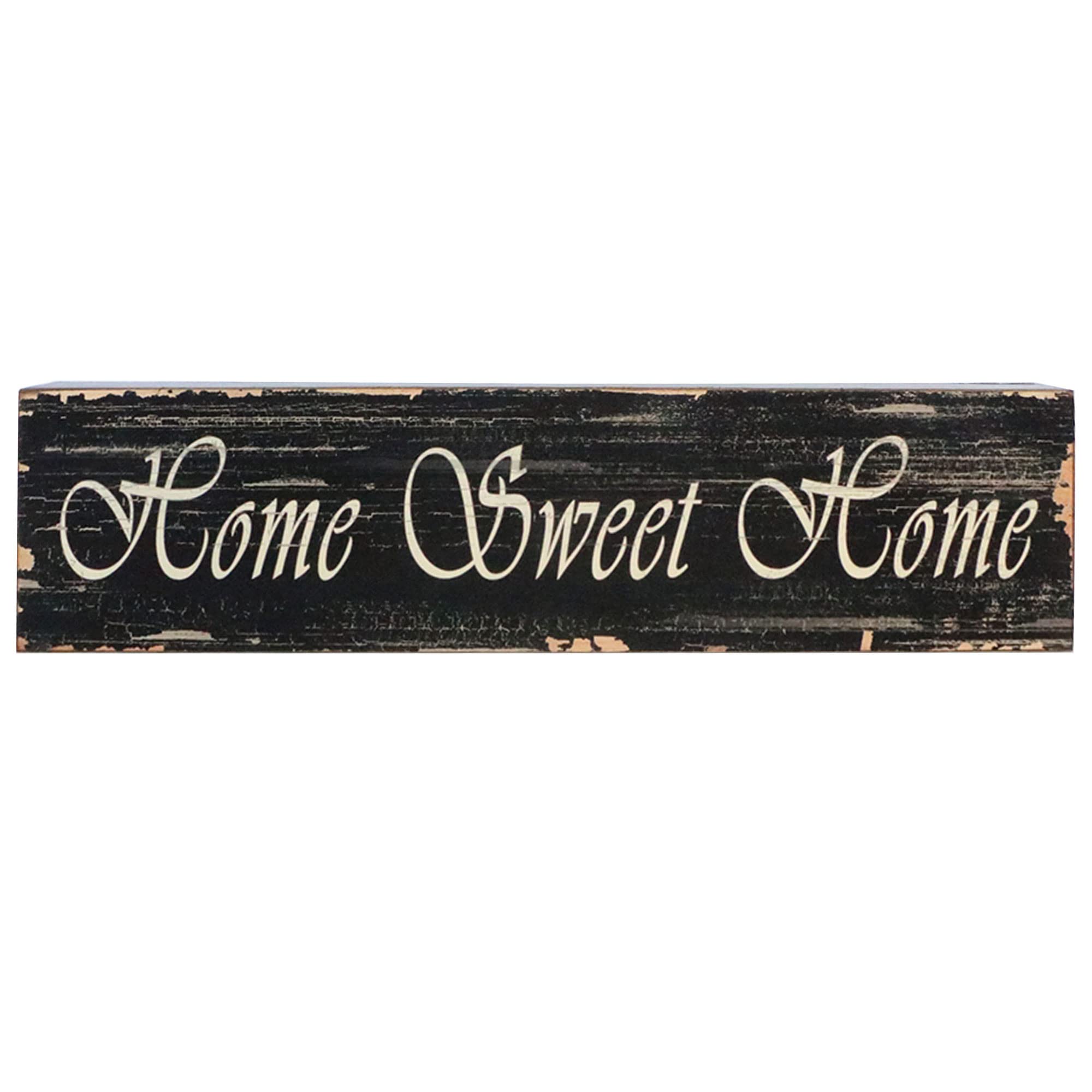 Photo 1 of *SEE NOTES* Barnyard Designs 'Home Sweet Home' Wooden Box Wall Art Sign, 22" x 5.5"
