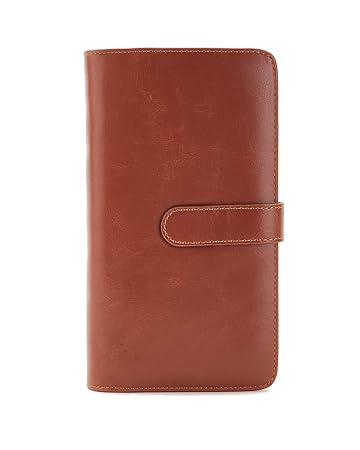 Phetium Mini Photo Album Compatible with Fujifilm Instax Square SQ6, 80 Pockets Photo Album for Instax SQ6 SQ10 SQ20 SP-3 Film (Brown)