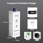 P2 Portable in-Ear Monitor Amplifier Ultra-Compact Personal Headphone Amp with Stereo/Mono Switch,Color Breathing Light,IEM System Headphone Amplifier for Guitar Bass Keyboard Drummers Musicians