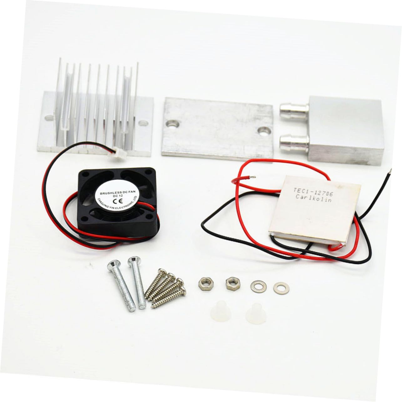 Termoelettrico Tec1-12706 60w Mini, Kit Raffreddamento | Acqua Diy, Struttura Sigillata, Resistenza Interna 2, 1-2, 4ω, Ventola Dc 12v