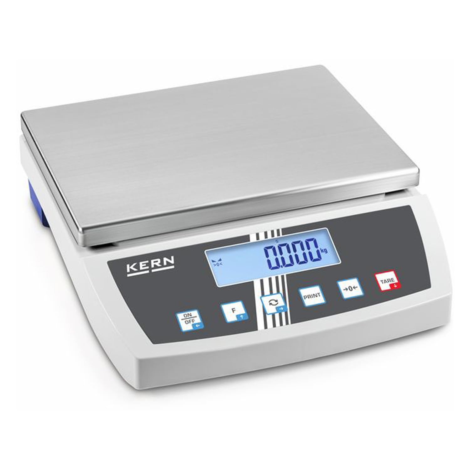 Bilancia da tavolo con grande piano di pesata [Kern FKB 30K1A] precisione fino a 1 g, portata max. 30 kg