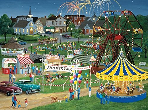 RoseArtKodak Premium Light Up - Country Fair - 500 Piece Jigsaw Puzzle for Adults
