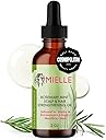Mielle Organics Rosemary & Mint Hair Oil, Split Ends & Dry Scalp Treatment - Made with Biotin & Essential Oils for Strengthening, Soothing, Moisturizing & Encouraging Longer, Healthier Hair (2 Fl Oz)