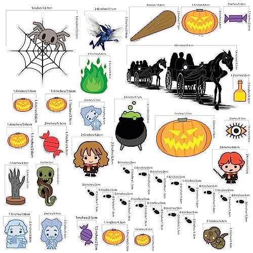 Stickers fenêtre Harry Potter pour illuminer votre décoration de maison le soir d'Halloween