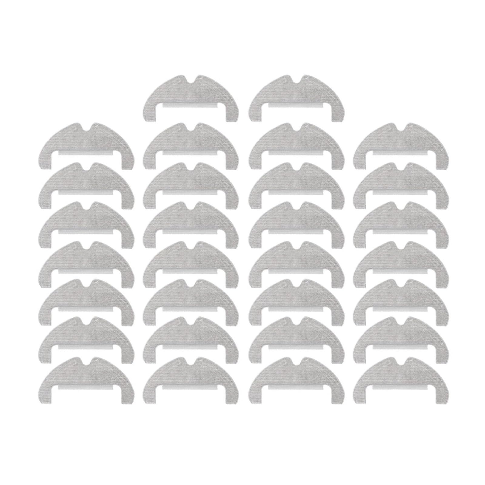 KRHZYPLAE Robot Vacuum Accessories Consumables Mop Cloth Replacement Spare Parts,Compatible For Dreame,D10 Plus Gen 2 RLD32GD(30pcs)