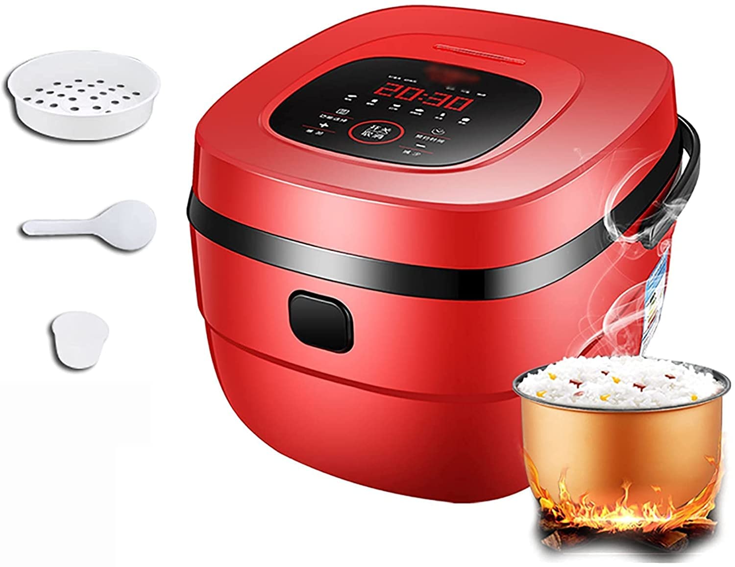 Rice Cooker Household Large-Capacity Multi-Function Rice Cooker 24H Reservation and Heat Preservation for 2-6 People B