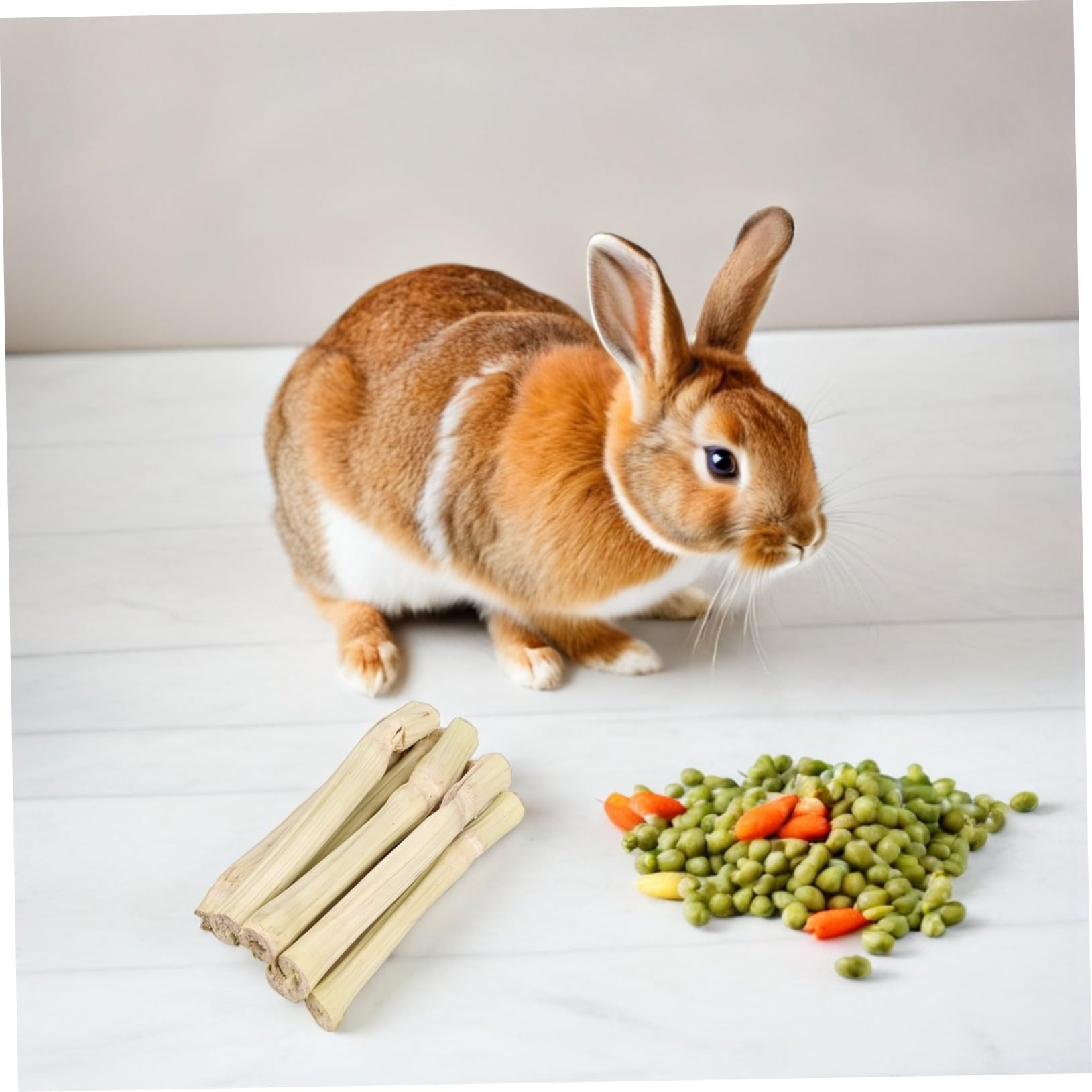 Natürliche Kauspielsticks für Kaninchen Chinchillas Hamster und Kleine Tiere Sicheres Zahnpflege Gesunder Zähne und Beschäftigung