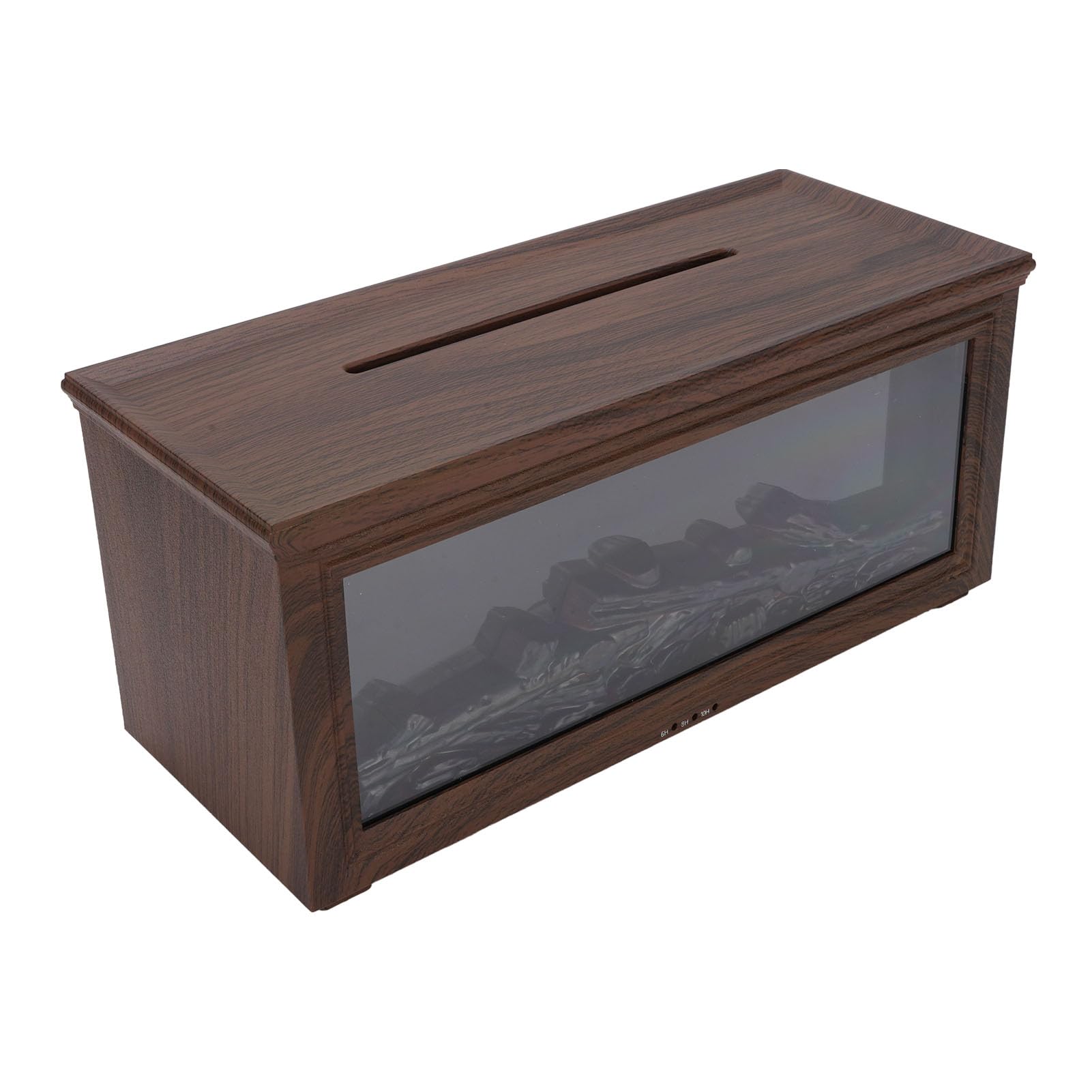 Qcwwy Diffusoren Duftdiffusor 280 Ml Wassertank Ultraschall-Diffusor für ätherische Öle mit 7-Farben-Flammenlicht-Timer für Zuhause, Büro, Schlafzimmer, Entspannung, Kamin, Aromatherapie-Diffusor