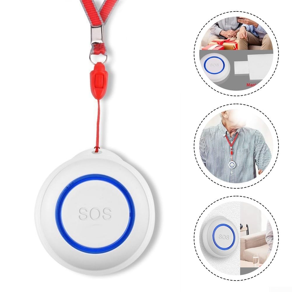 Tuya-Wifi Smart SOS Bouton d'urgence pour personnes âgées, pour Tuya Wifi Smart Button Système d'alarme sans fil convivial pour les soignants
