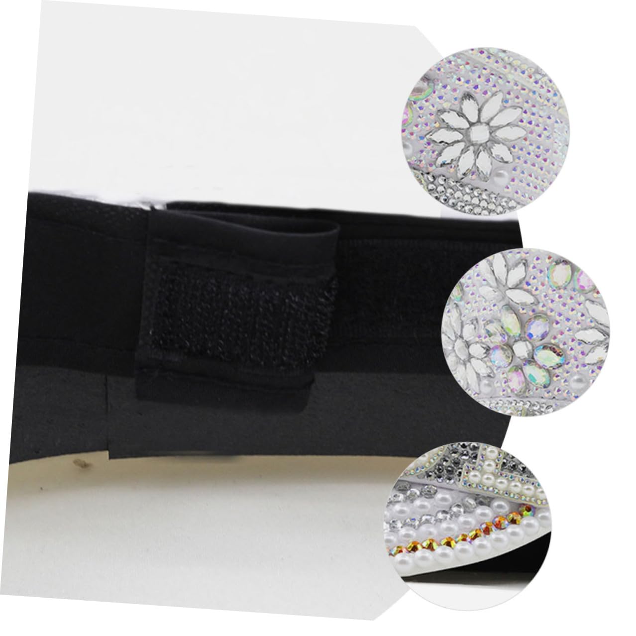 Baluue Sombrero para Novia con Gemas de Imitación, Tamaño Ajustable, Gorro de Capitán para Despedidas de Soltera y Bodas, Accesorio de Fiesta para Playa y Eventos Obsequios
