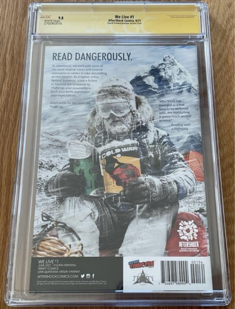 We Live #1 サイン・スケッチ入り CGC 9.8 アメコミリーフ
