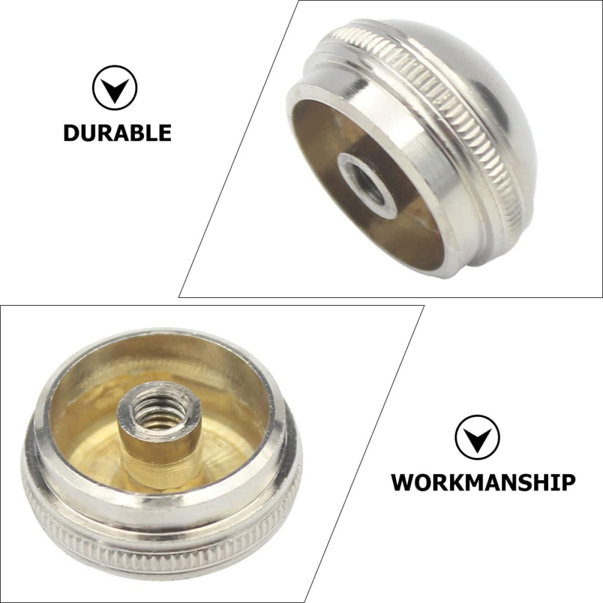 ERINGOGO 2pcs Durable Flute Flute Accessories Musical Instrument Parts Flute Head Screws Head Screws Flute -