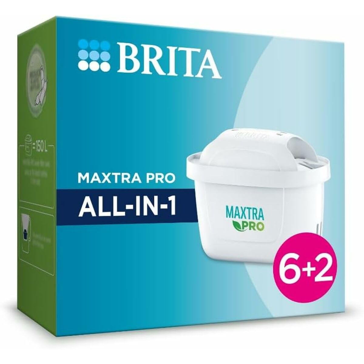 CARTUCHO BRITA 6+2 UNIDADES MAXTRA PRO ALL-IN-1