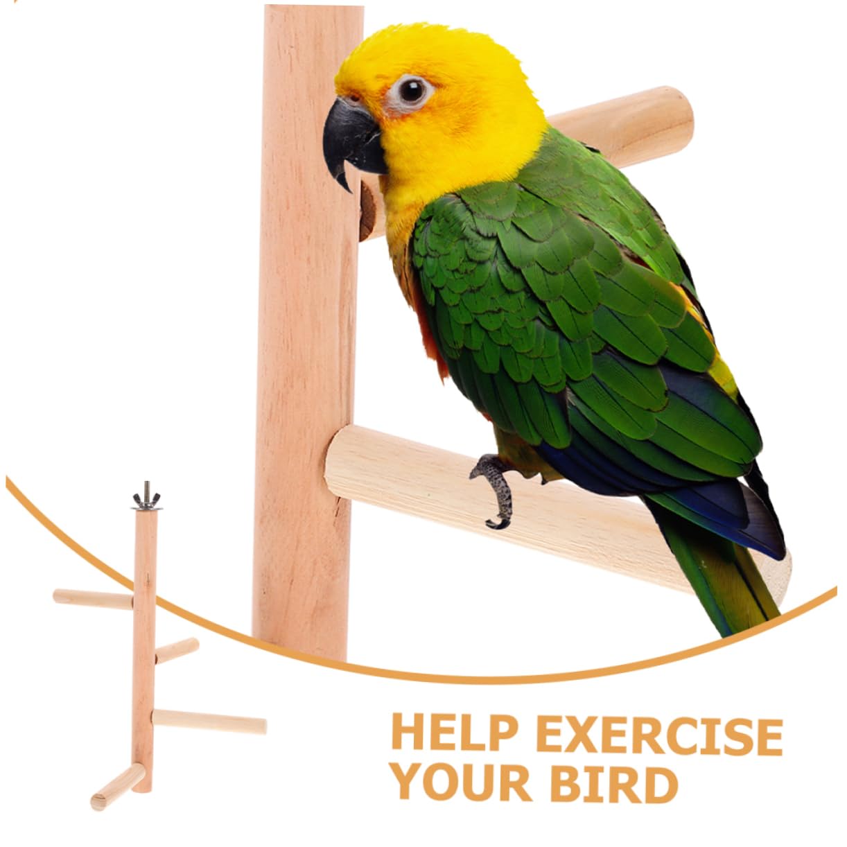 VANZACK 8piezas De Madera para Pájaros Soporte Natural para Periquitos y Aves Percha y para Jaulas De Aves