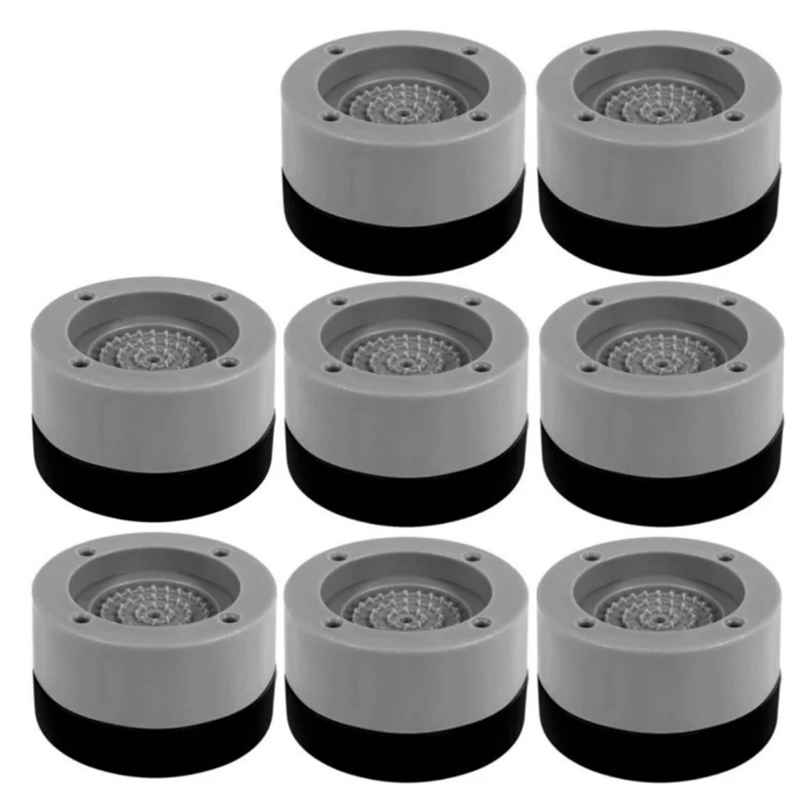 Juego silencioso antideslizante de almohadillas soporte antivibración 8 piezas