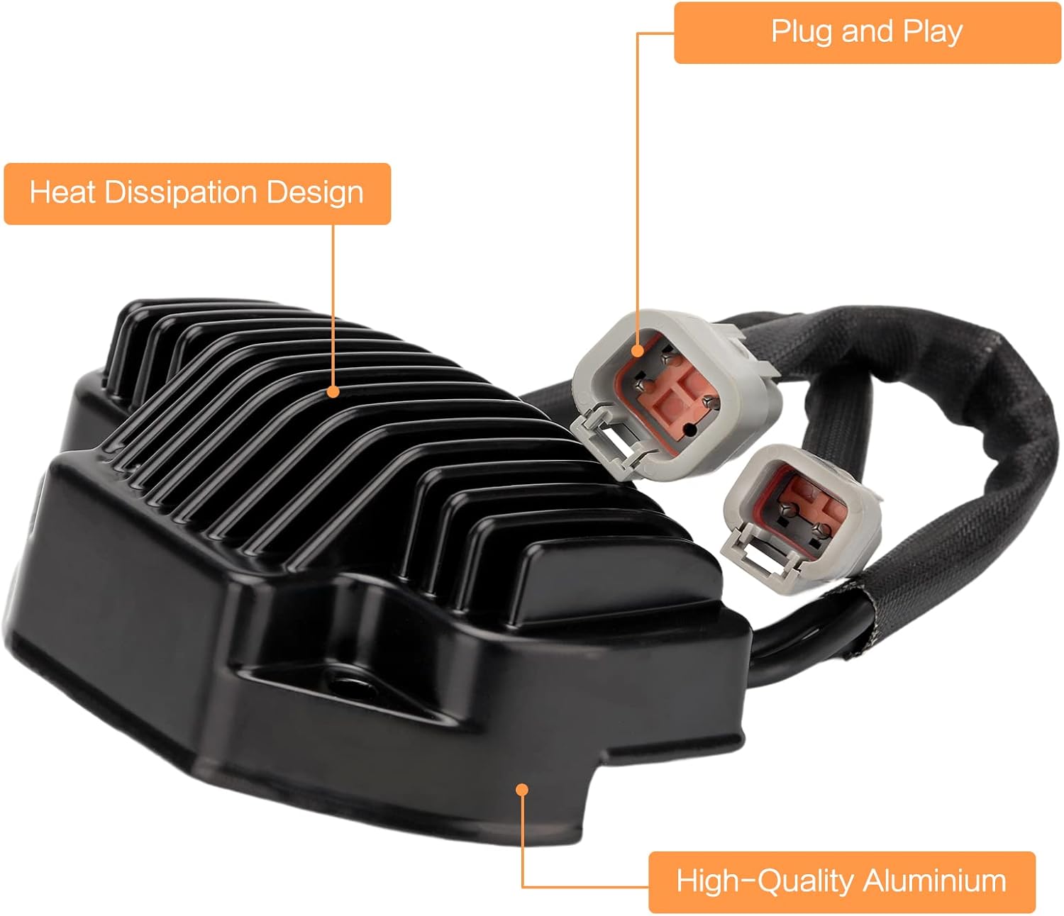 74631-06 Voltage Regulator Rectifier Compatible with Harley Davidson Dyna Super Glide Custom Wide Glide Low Rider Street Bob 2006-2007