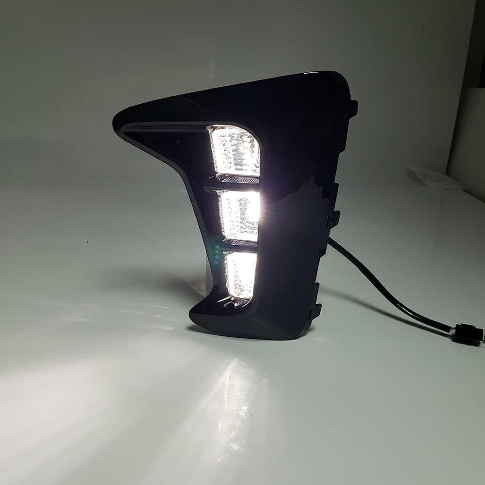 Mistlampen 2 szt. Światła do jazdy dziennej samochodu DRL Światło dzienne Lampa przeciwmgielna Kierunkowskazy Dla KIA PEGAS 2018-2019