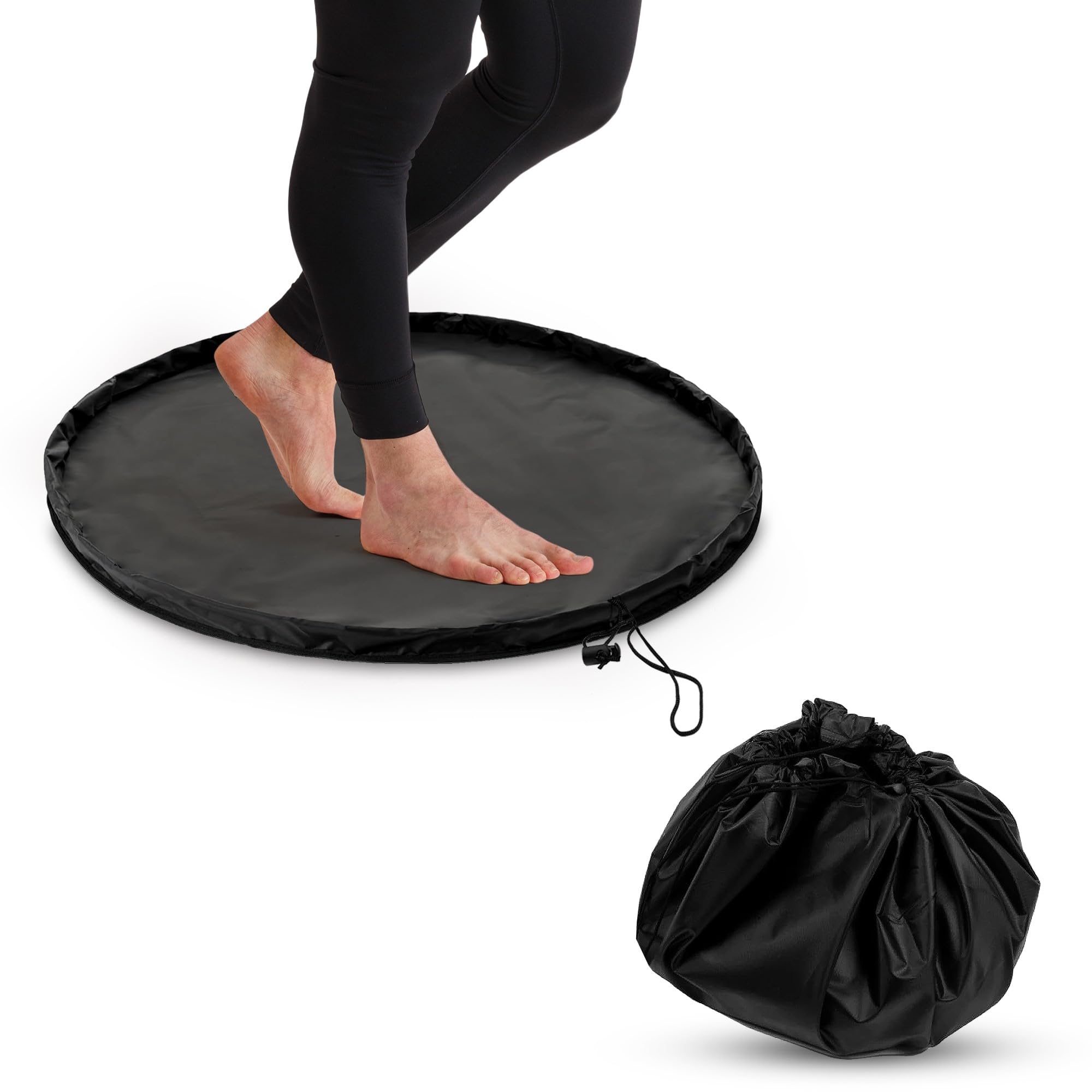 ASAB Foldable Wetsuit Changing Mat 2 in 1 Swimming Changing Mat with Handle Strap Waterproof Wetsuit Change Mat Bag with Drawstring Closure Portable Wetsuit Bag for Swimming Surfing and Water Sports