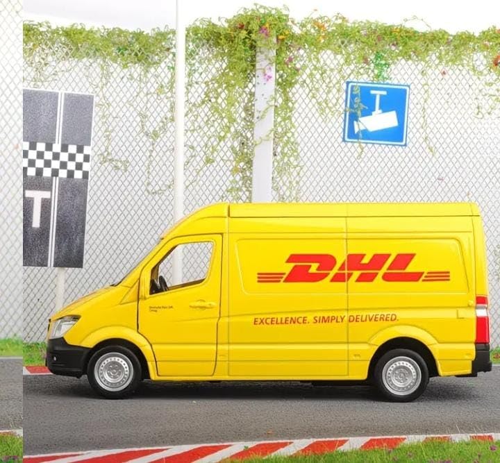 – Delivery Car Pull-Back Rebound Toy Car Compatible for Realistic Alloy Model, Moving Vehicle for, Collectible Gift, Birthday Present, for Display or Play