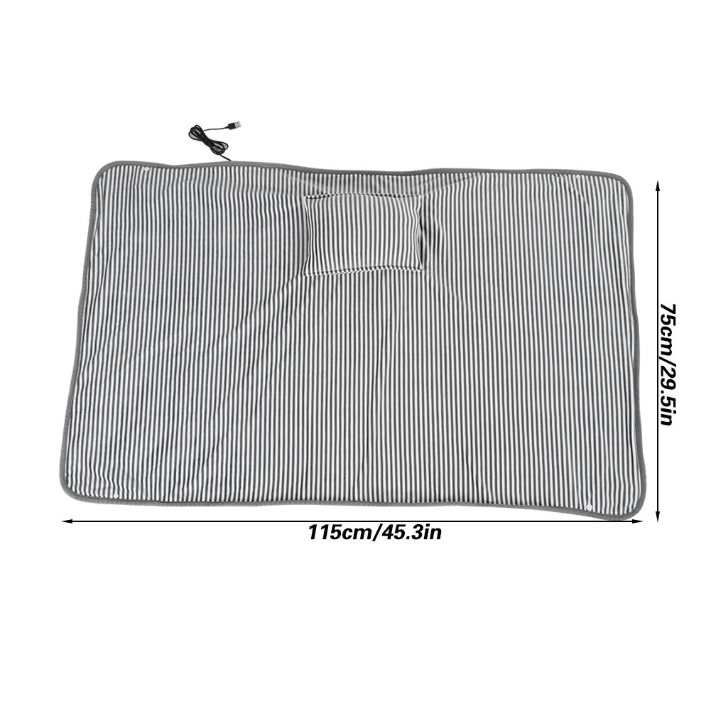 Lybunair USB Rechargeable Electric Blanket, Leg Body Heated Shawl, Household Warm Cover, Office Cushion Heating Pad