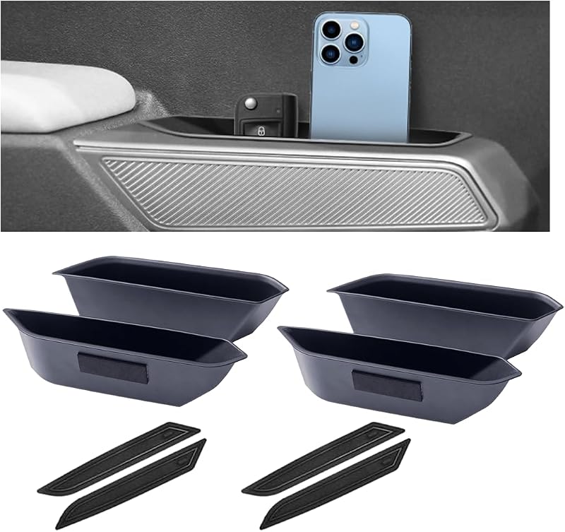 Porta-objetos para maçaneta da porta GZSH em ABS para Ford Bronco 4 portas 2021–2026 – Kit com 4 unidades