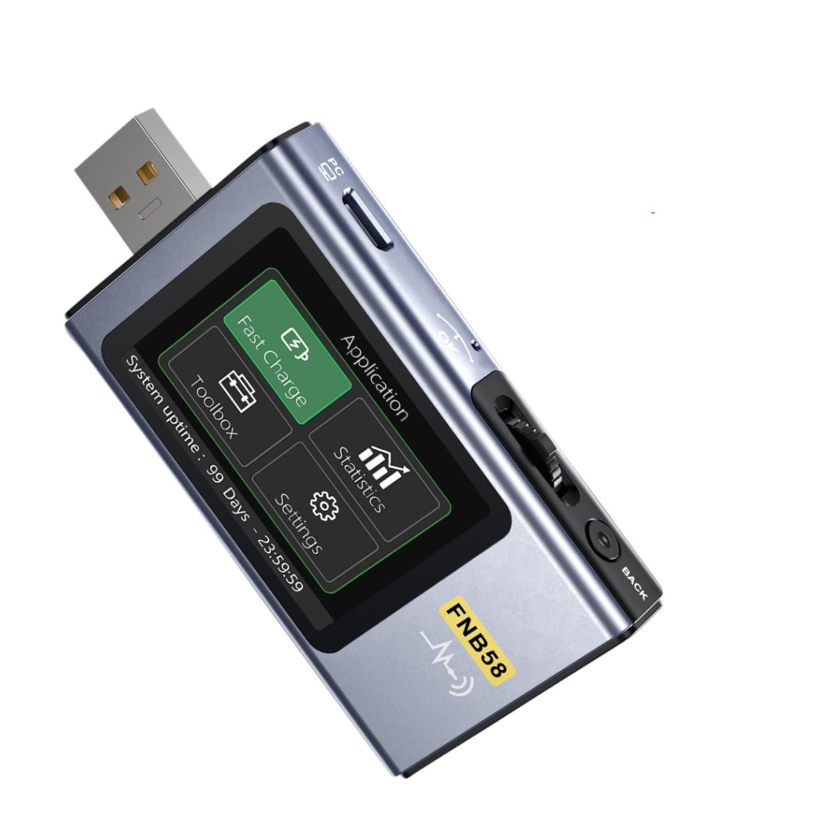 Voltmètre FNB58 pour résoudre les problèmes de charge lente sur port USB Type C