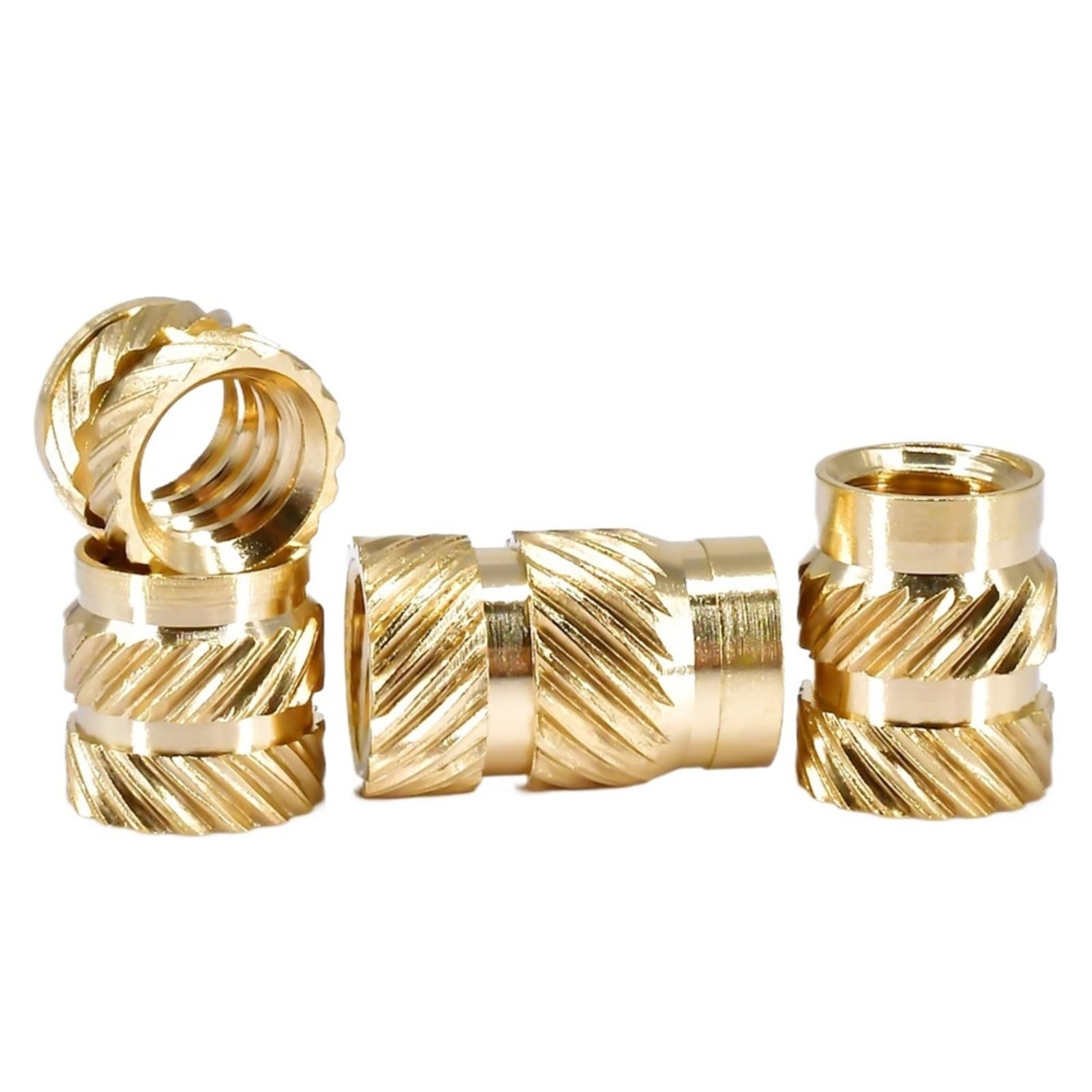 K Dado Inserto Filettato In Ottone M2 M2.5 M3 M4 M5 M6 M8 Hot Melt - Foto 7