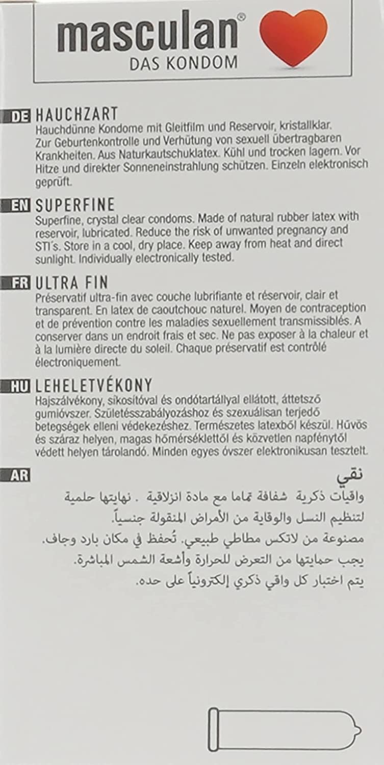 Image secondaire de MASCULAN Préservatifs Pur 10 Condoms