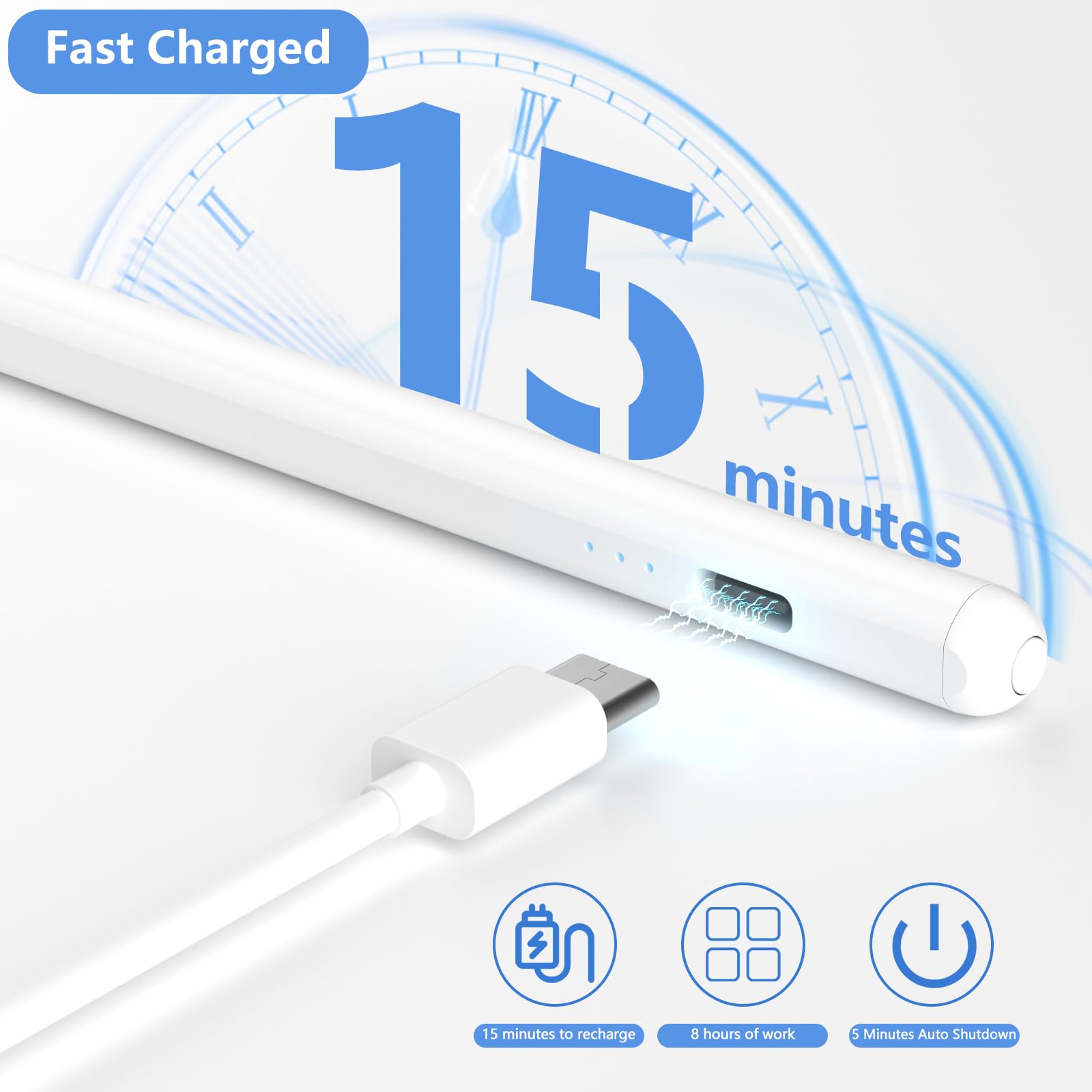 Penna Stilo per Tablet, Penne Stilo per Telefoni Cellulari, Penna Stilo Capacitiva Universale Compatibile con Huawei, Samsung, Mi Tablet