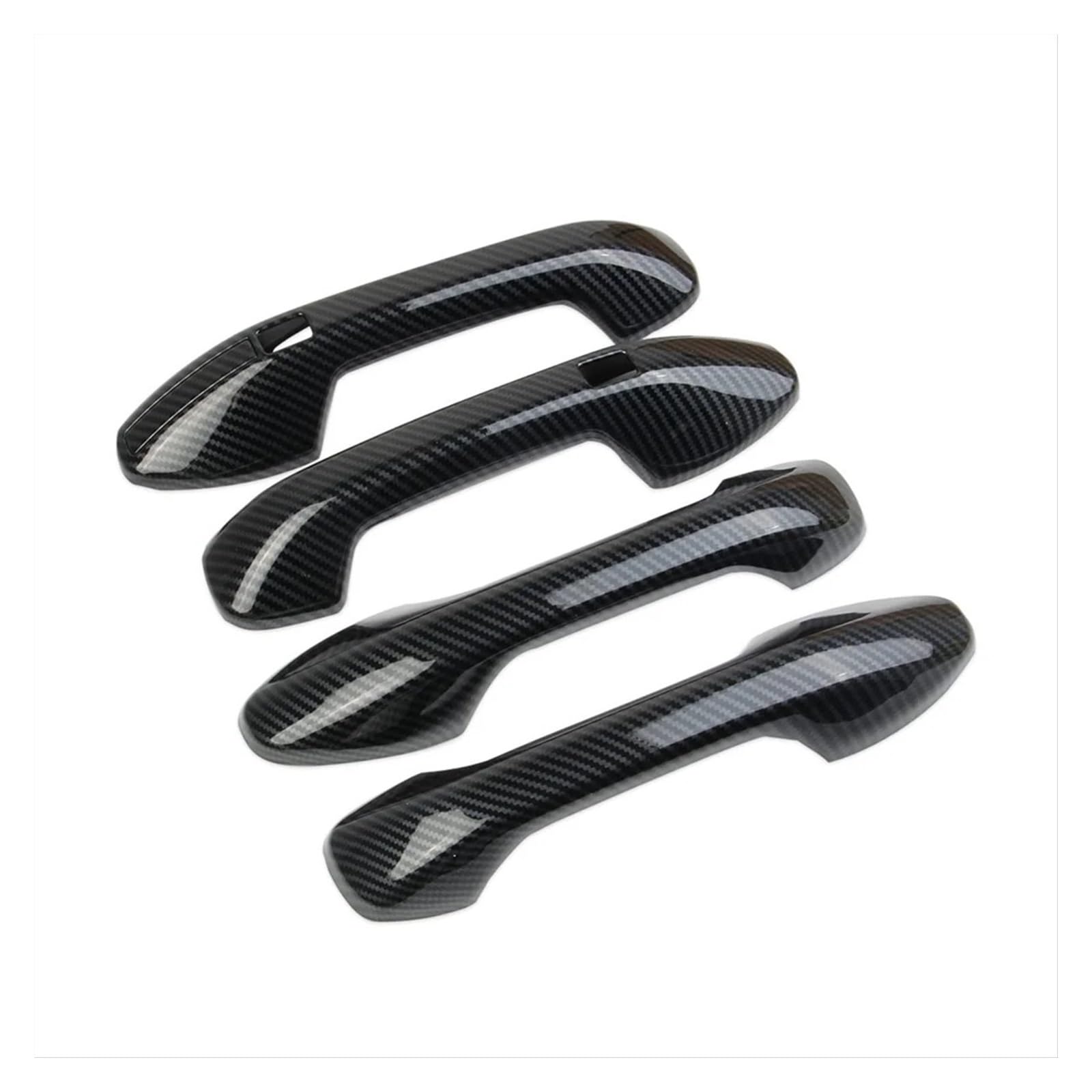 SAUANMNKTP Exterior Door Handle for Car for Hyundai for Palisade 2019 2020 2021 2022 2023 2024 Car Exterior Door Handles Cover Trim Accessories ABS Carbon Fiber
