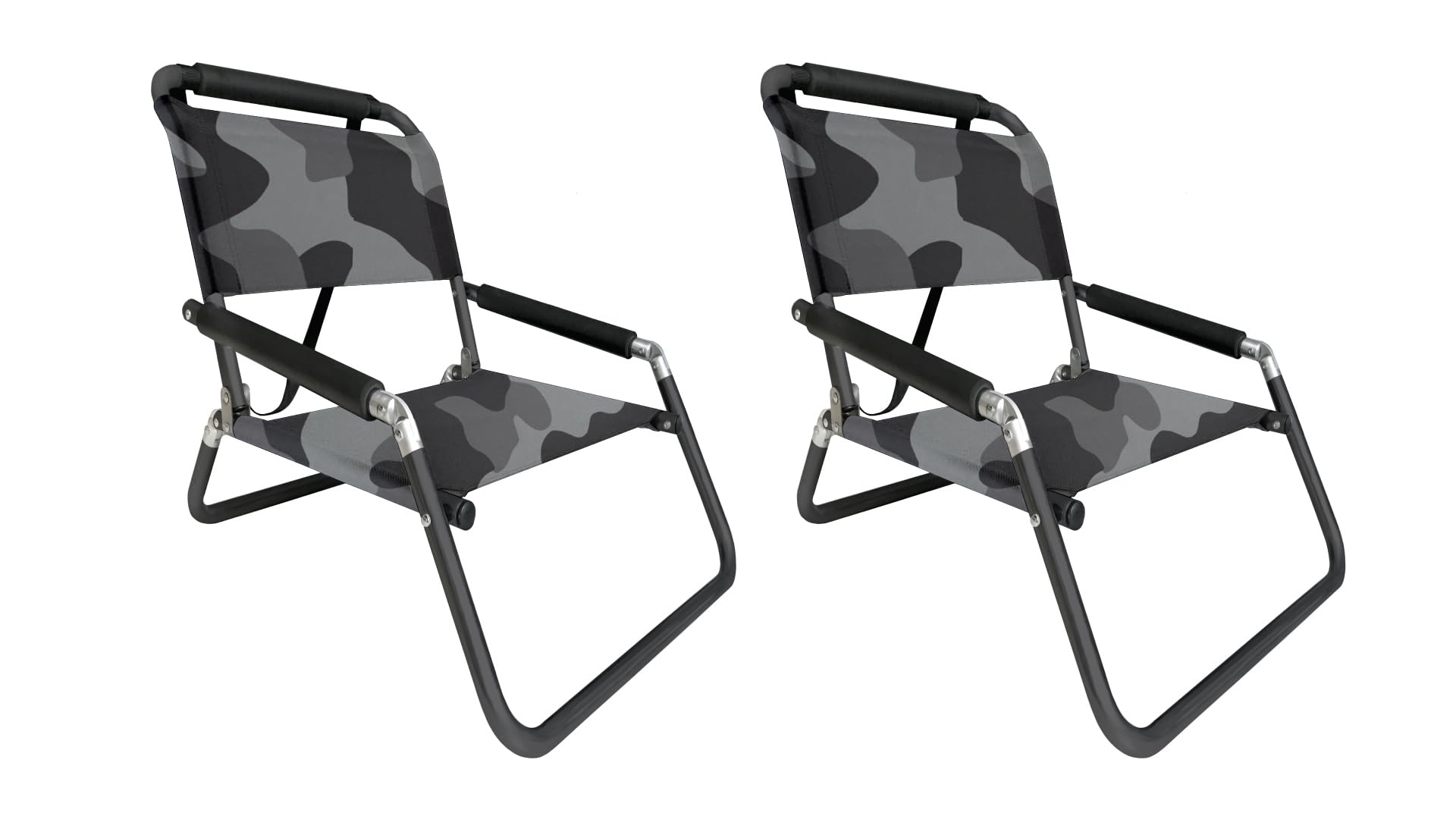 Neso Beach Chairs - Lightweight, Portable and Foldable Recliner Beach Chairs for Park, Camping and Outdoor Adventures - with Slip Pockets and Shoulder