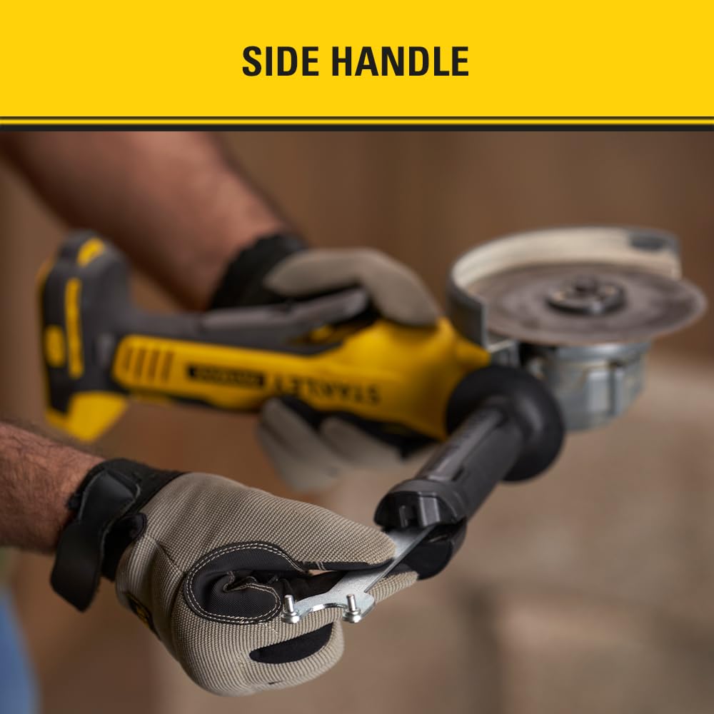 Stanley Fatmax V20 Szlifierka Kątowa, Czarny/Żółty, 18 V