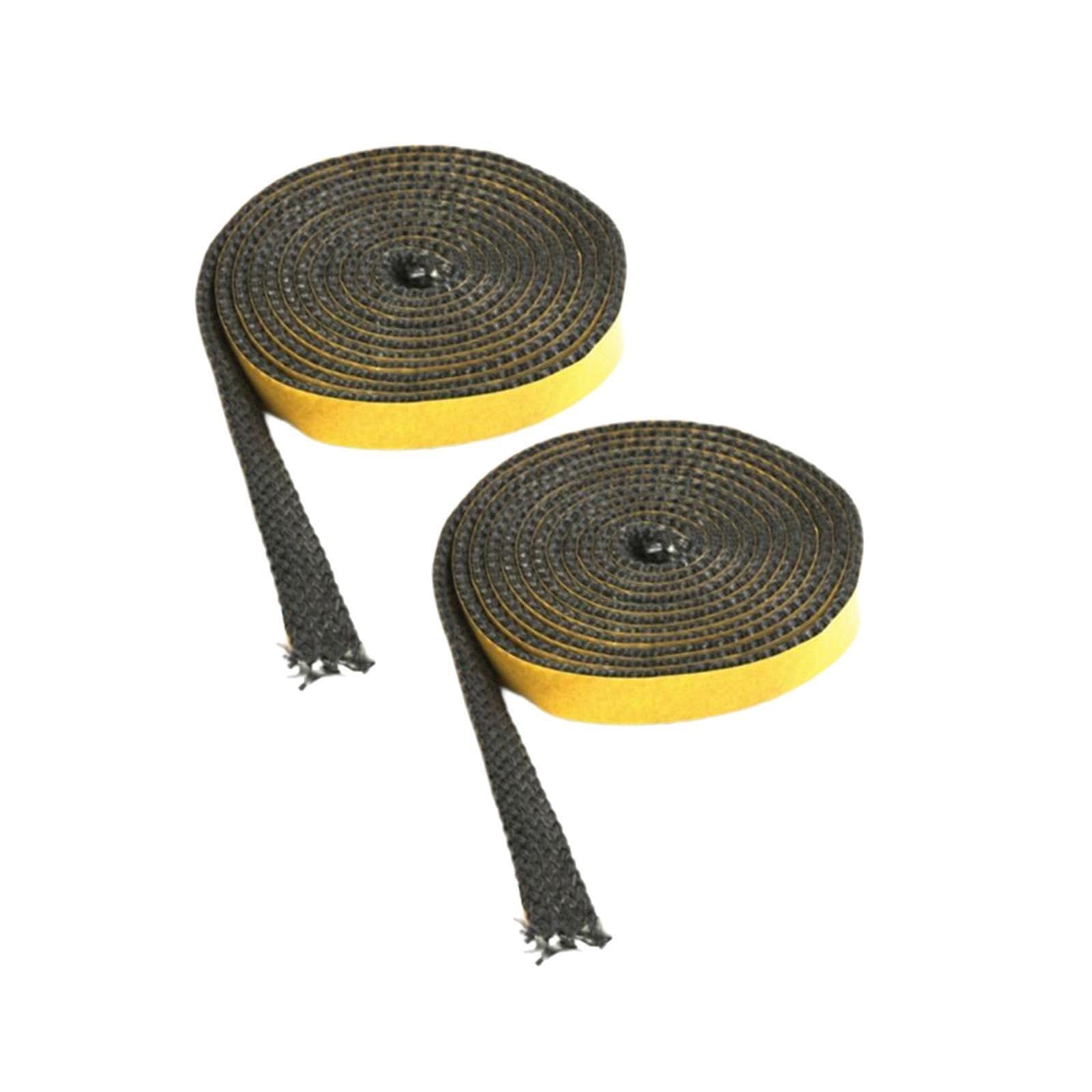 Guarnizione Stufa a Legna Sostituisce la guarnizione for stufe a legna | Pratico cordone multifunzione autoincollante for la porta del forno del camino(3x25mmx2.5m)