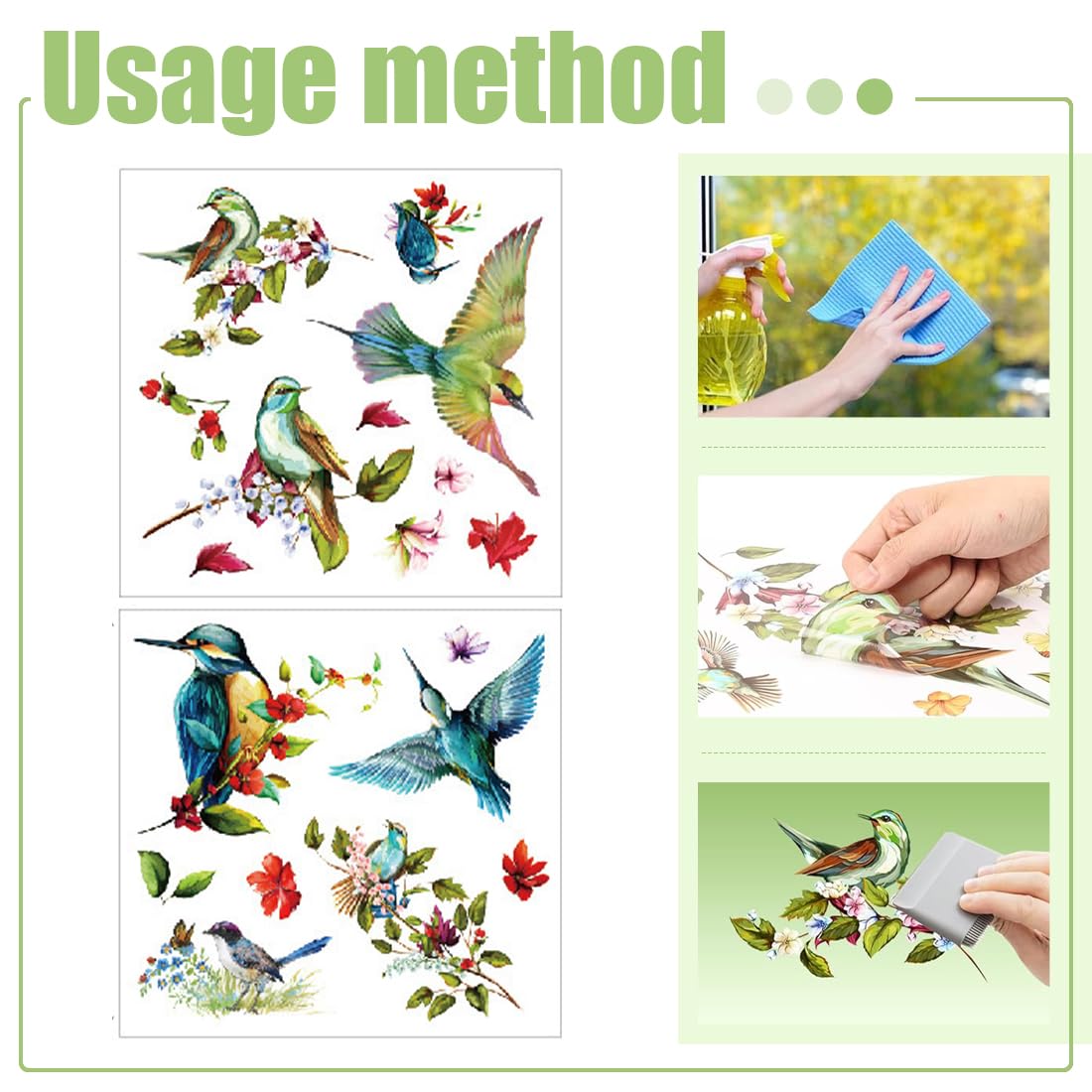 Adesivi Anti-collisione Per Uccelli - 16 Pezzi, PVC, Per Finestre E Porte Vetrate - Foto 5