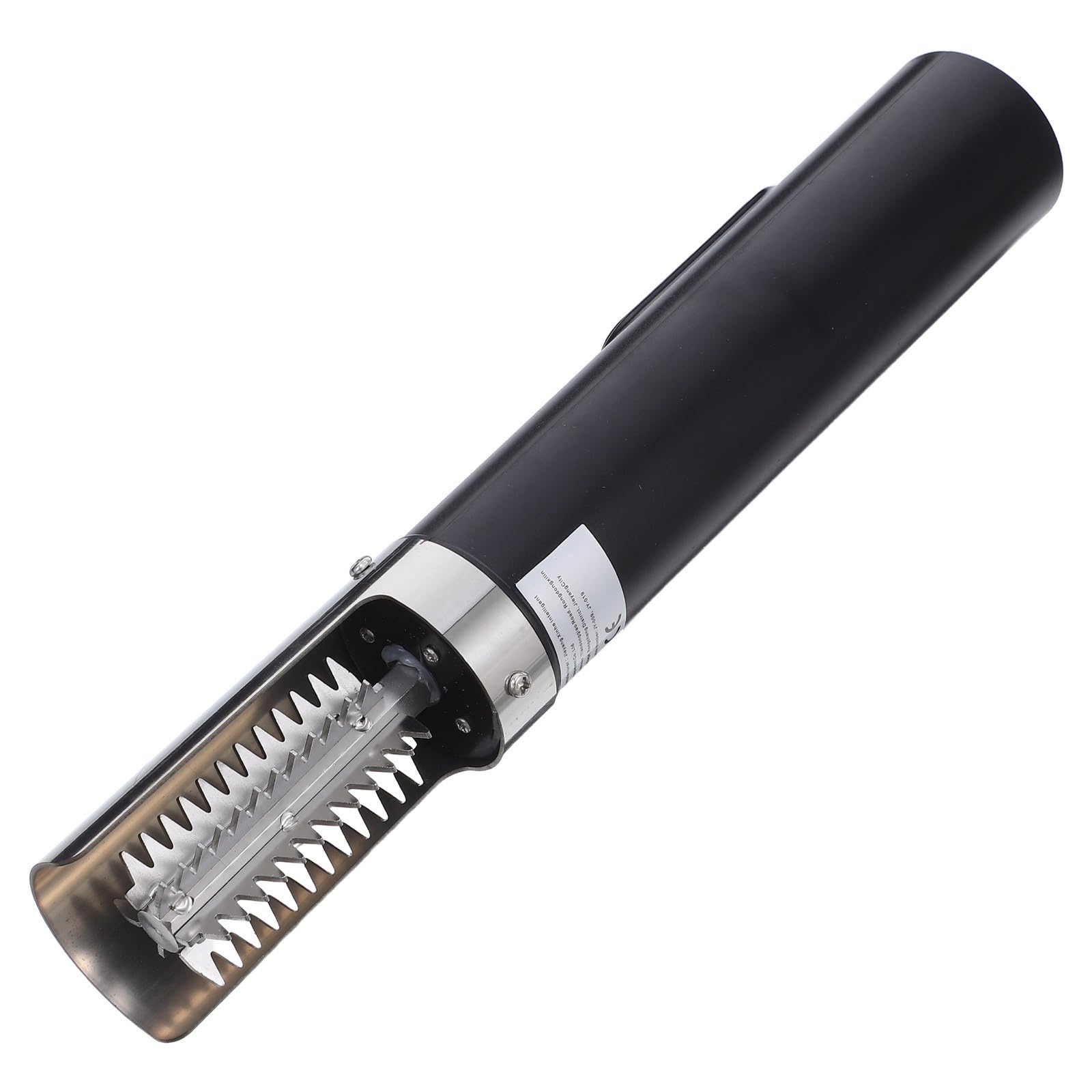 DECHOUS Descamador de Pescado Eléctrico Inalámbrico Negro con Raspador Desmontable y Motor Potente para Limpieza Fácil en Cocinas y Restaurantes