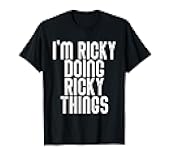 I'm RICKY Doing RICKY Things Shirt Funny Birthday Vintage T-Shirt
