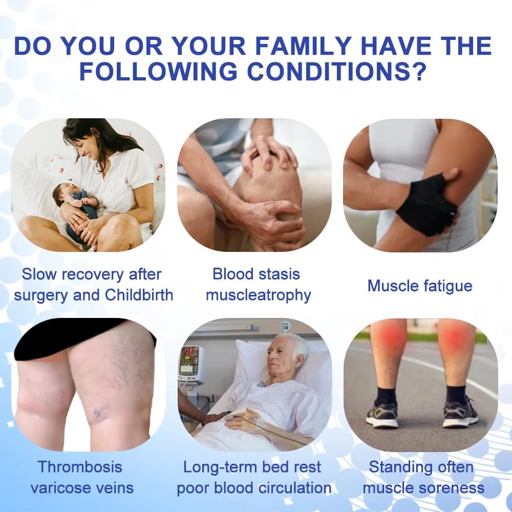 Presoterapia 3 en 1 Drenaje Linfático, 16 Airbag Secuencial, Relajación Muscular y Adelgazamiento,Accesorios Brazos,Piernas,Glúteos Y Abdomen