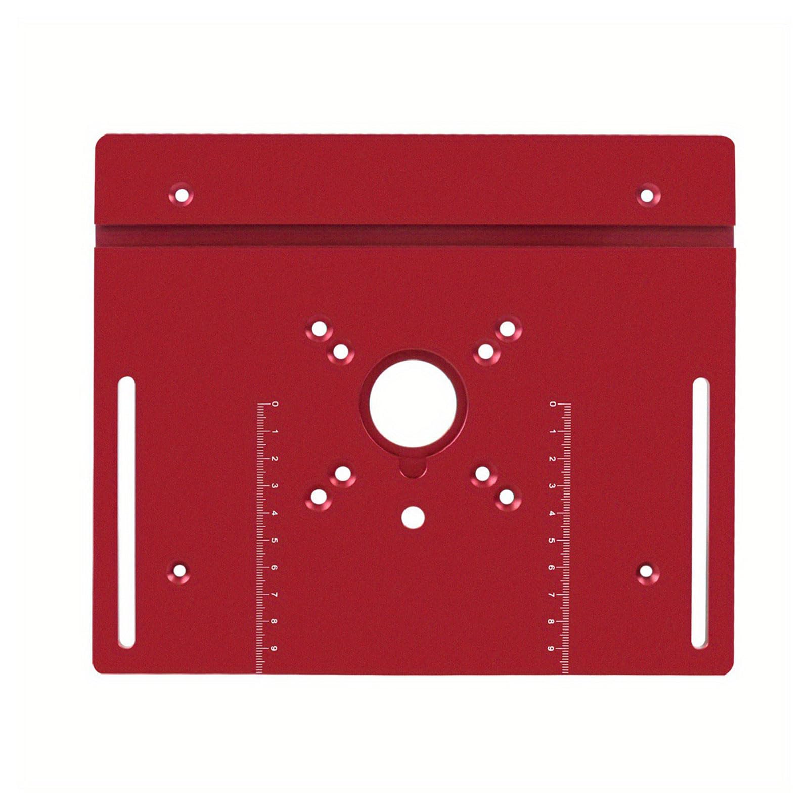 Router Table Insert Plate Aluminum Woodworking Router Table Flipping Plate for Trimmer Woodworking Wood Tool Fence Guide