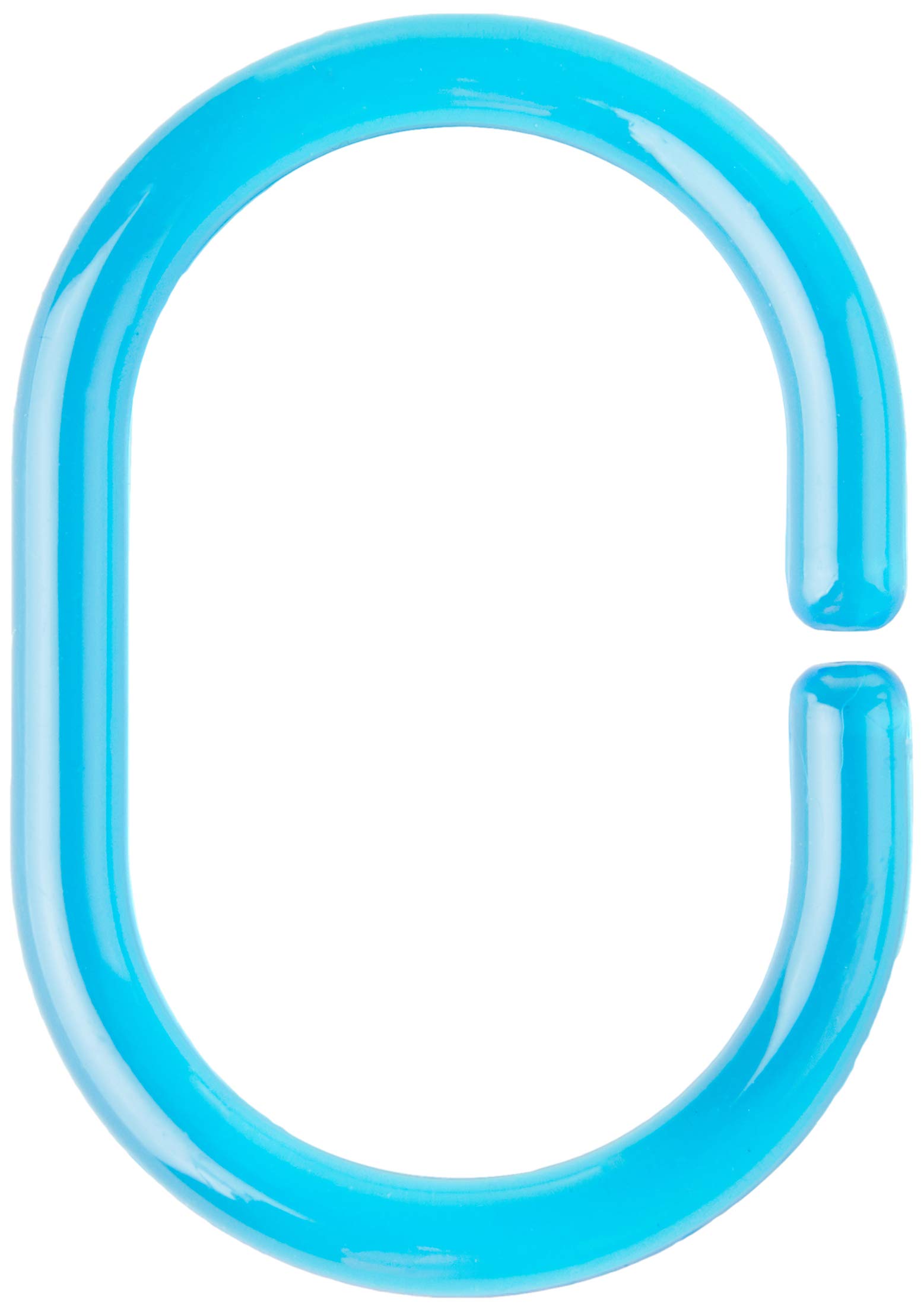 Spirella C-Minor Clear-Aqua Ring 100pcs 1209740, White, Standard