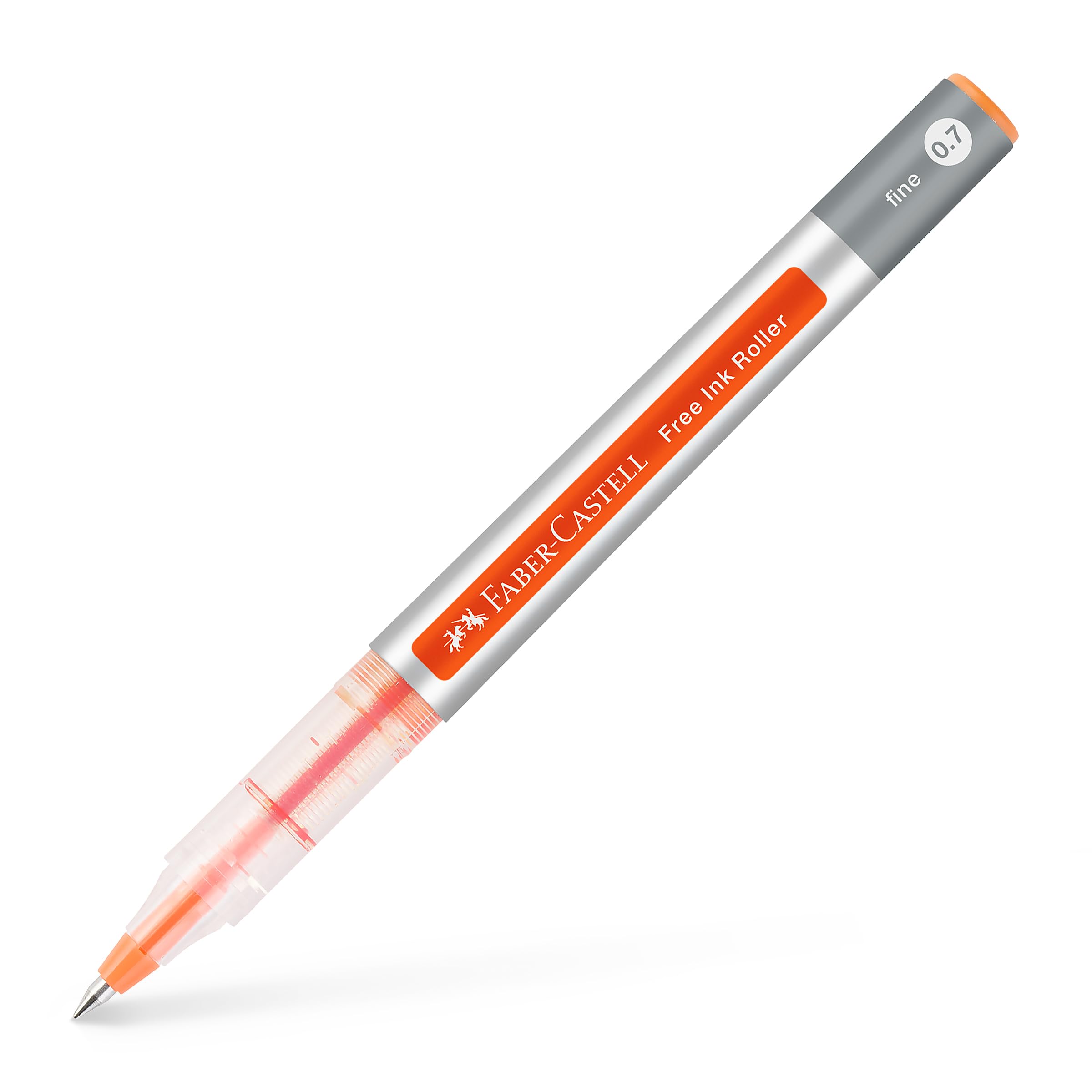 Faber-Castell Free Ink Roller Pen 0.7mm - Orange