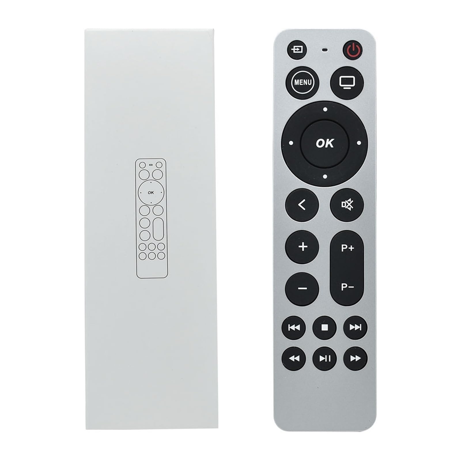 1 szt. Uniwersalny inteligentny pilot do telewizora 4K „cztery w jednym” kompatybilny z TV1 TV2 TV3 TV4 TV5 TV6 dla domu