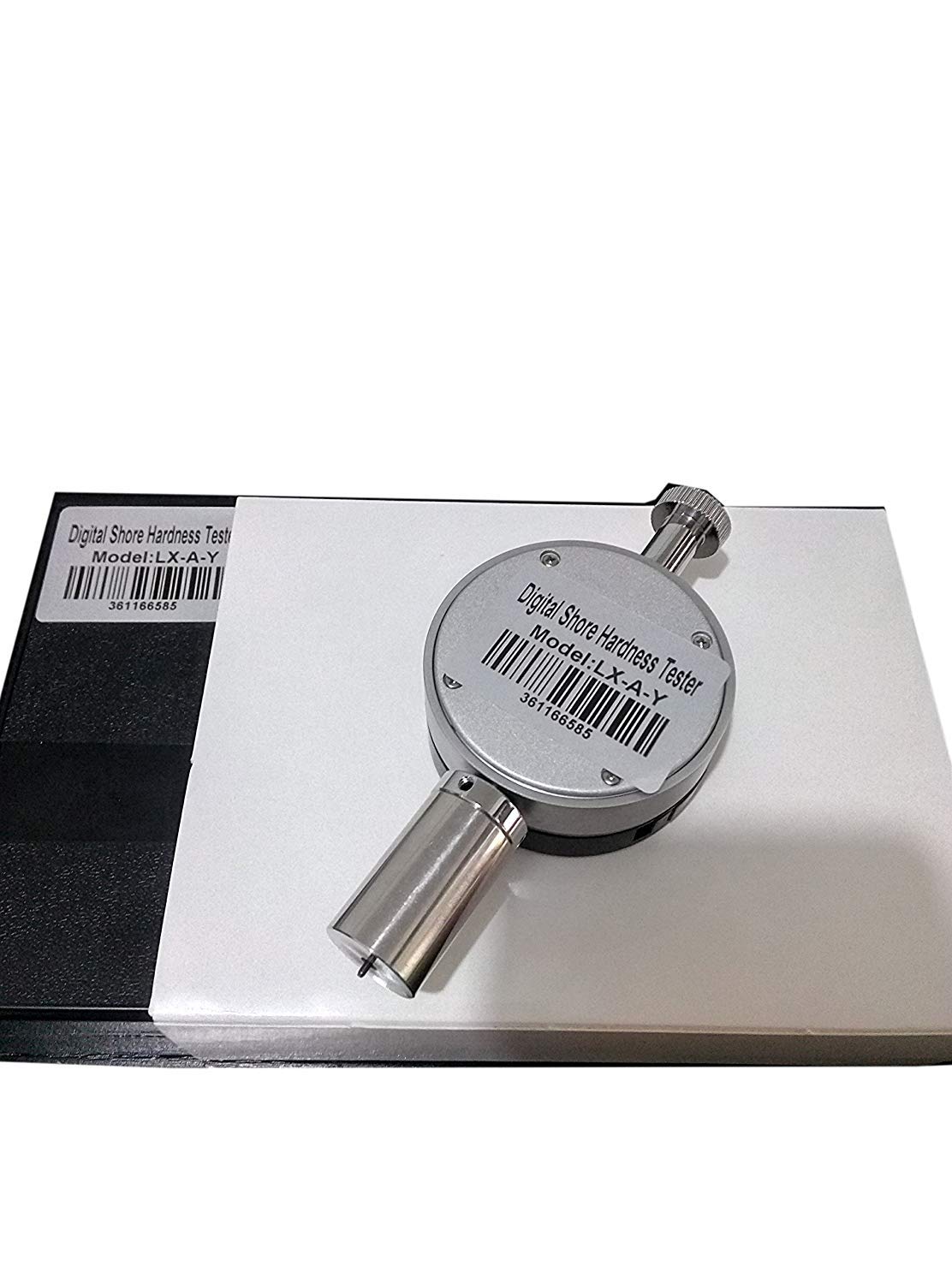 Digital Shore A Hardness Tester Meter Shore A Durometer 0 to 100HA for Leather Wax Rubber Polygrease Handhold Rubber Durometer