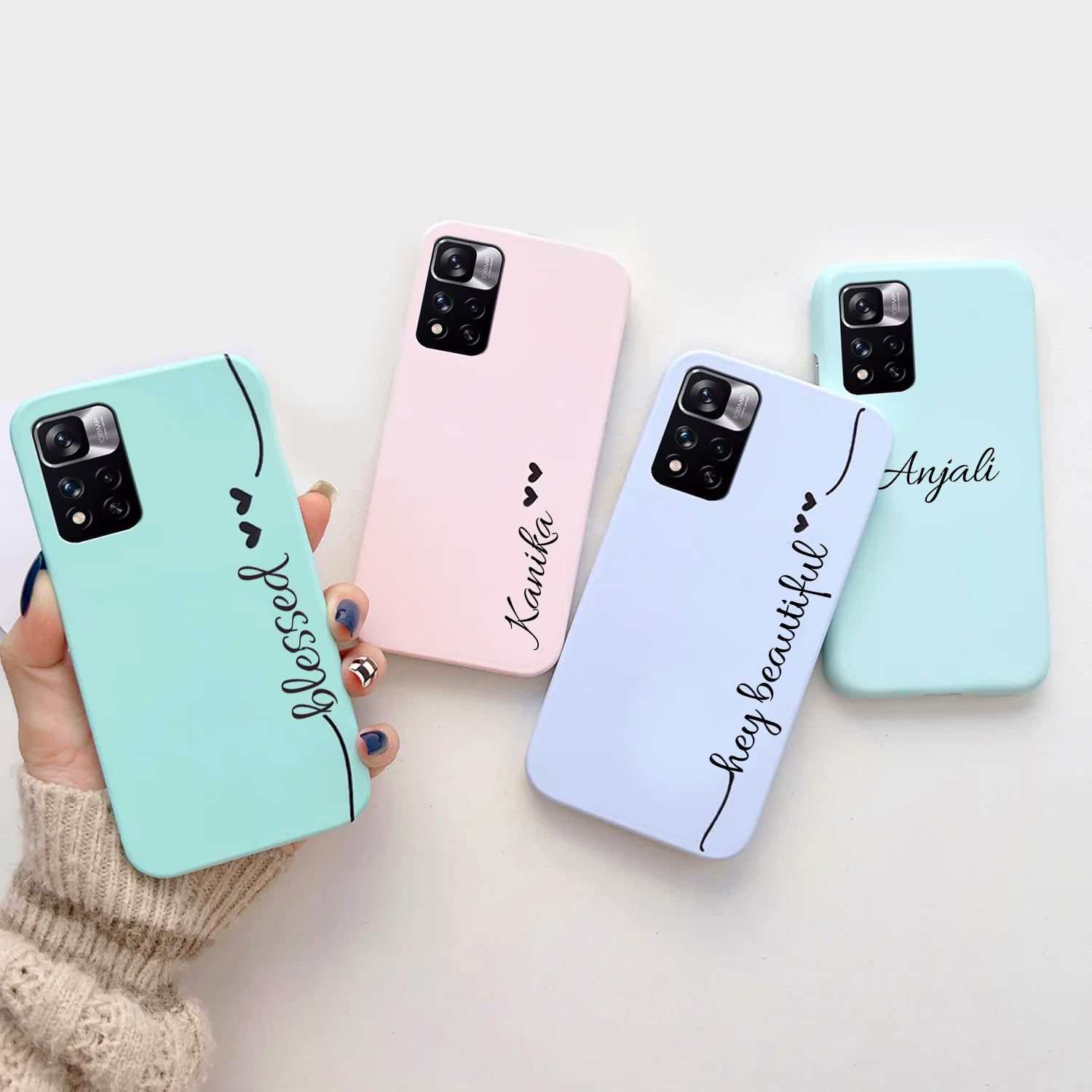 Back Cover Compatible with Redmi Note 11 Pro Plus (China) / Xiaomi 11i HyperCharge (5G) | Solid Color Customized Back Cover