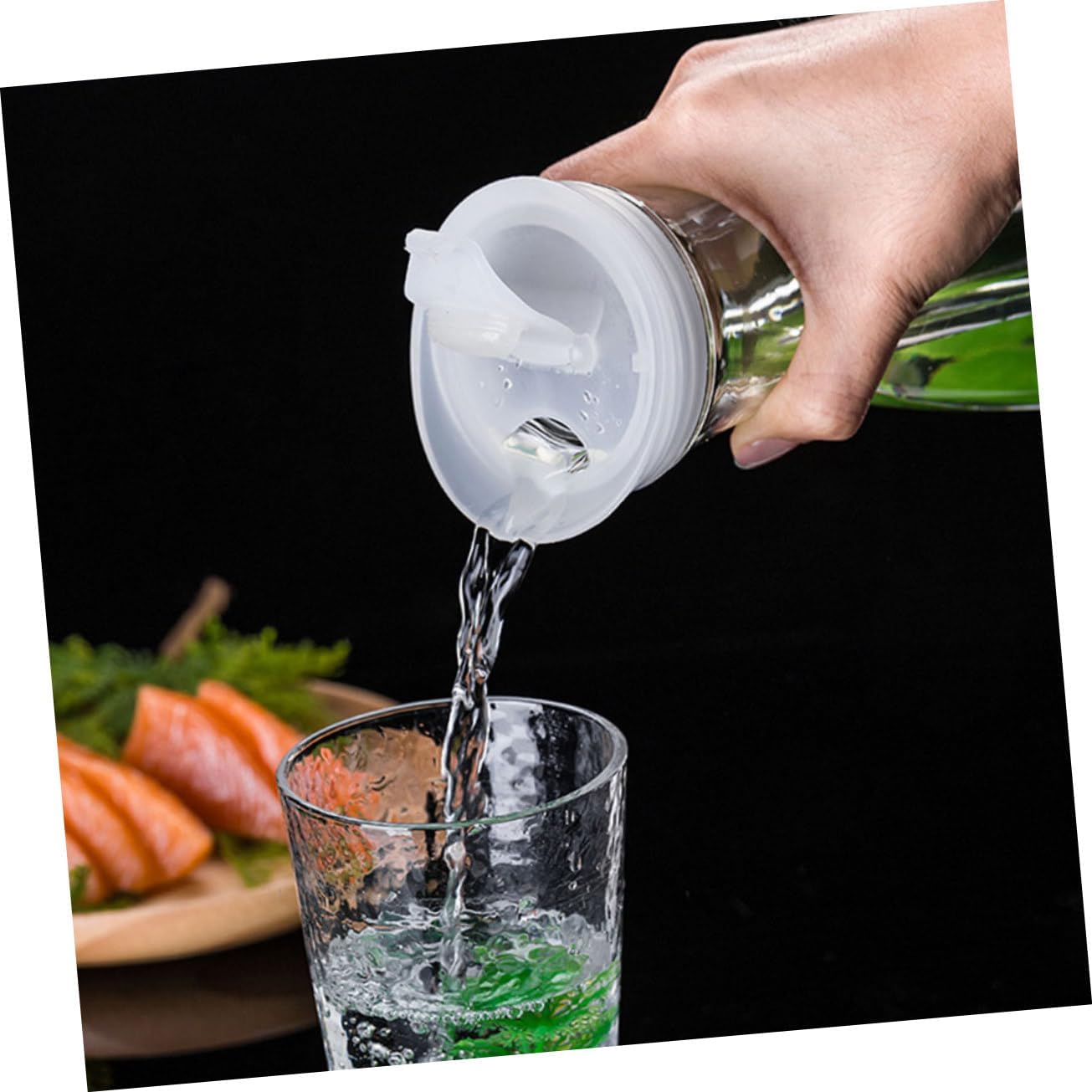 Cabilock Pitcher Cover 2pcs Water Pitcher Lid Replacement Sturdy Plastic Carafe Lid Only