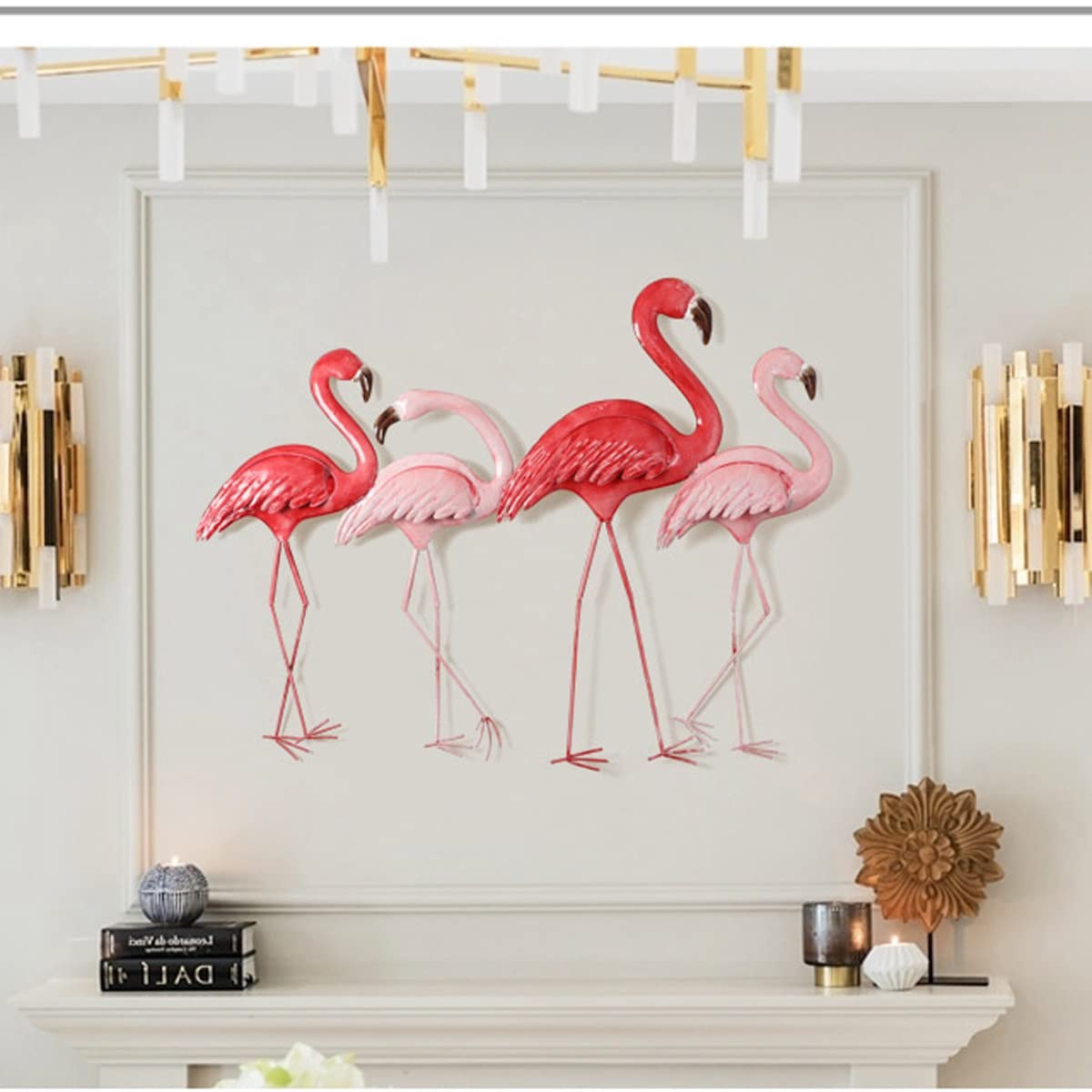 Quadro Su Tela Con Fenicottero Rosa Nella Vasca Da Bagno: Stampa D'Arte Moderna Per Decorazione Pareti Bagno, 30,5x40,6 Cm, Telaio In Legno - 4