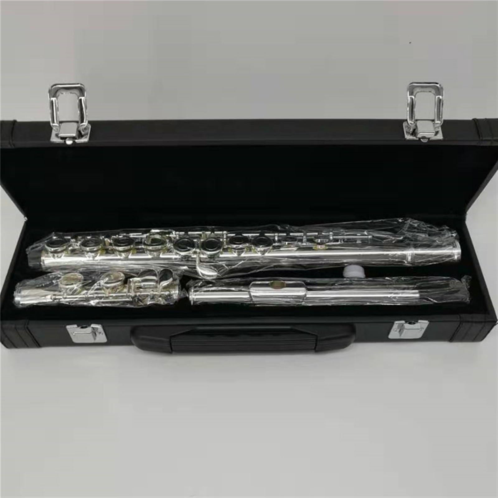 16 Flauto Traverso In Rame Bianco Con Chiave In Do Placcato In Argento A Fori Chiusi Con Chiave In Mi Flauto Diviso Livello Di Prestazioni Professionale Per Principianti
