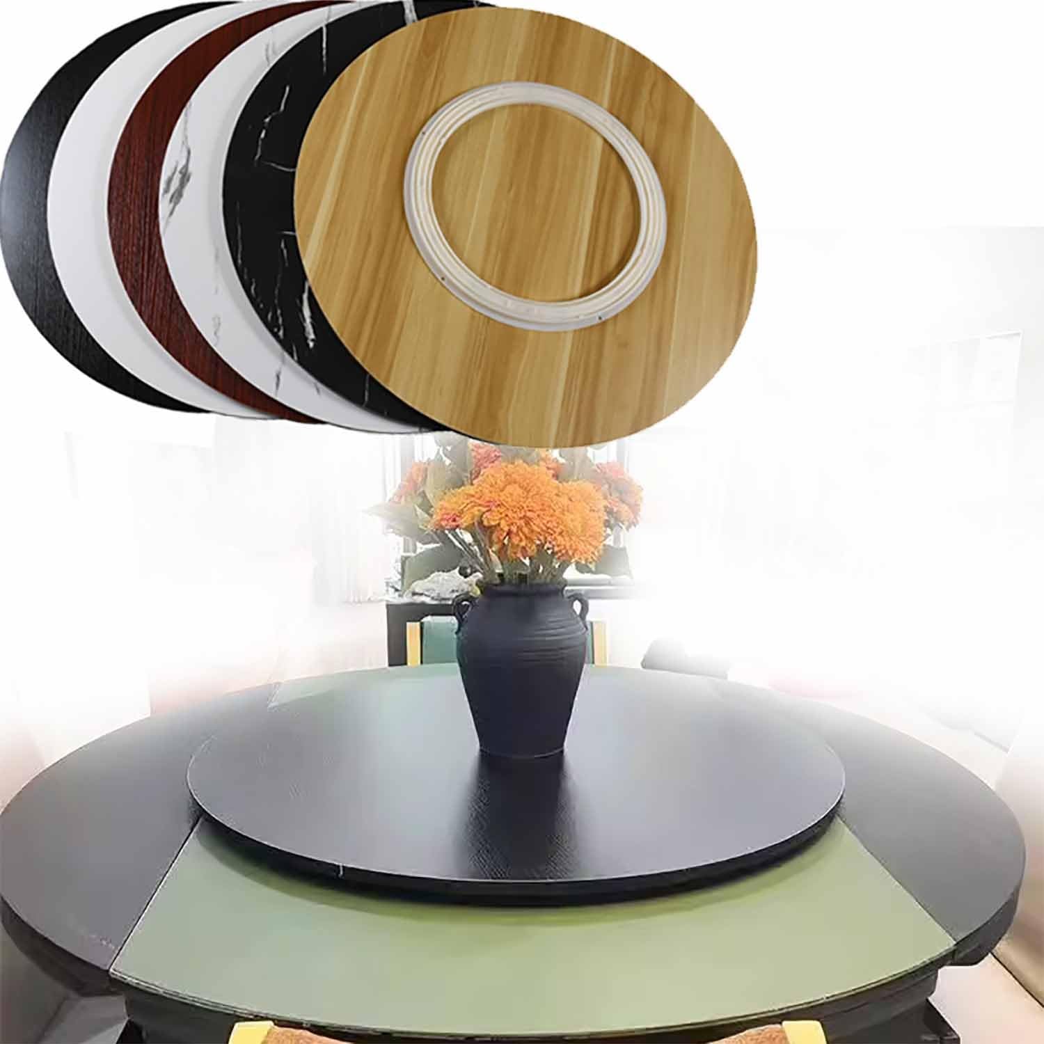Plateau tournant pour table de restaurant et repas de famille conviviaux