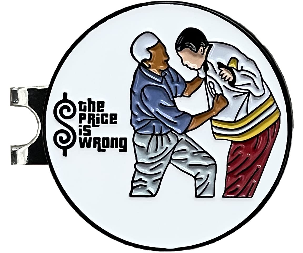 Balanced Co. Funny Golf Hat Clip with Enamel Magnetic Ball Marker