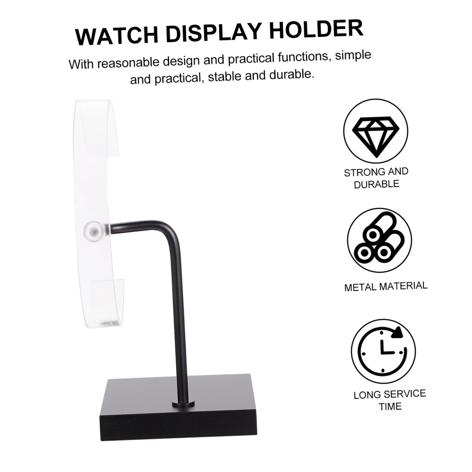 3stücke Eleganter Uhrenständer Stabiler Und Handgelenk-uhrenhalter Für Schmuckdisplay Vielseitige Präsentation Von Uhren Und Armbändern Im Einzelhandel